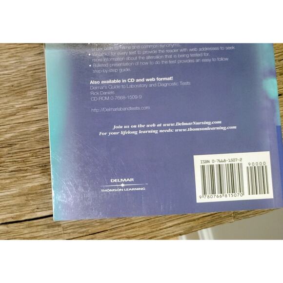 Delmars Guide Laboratory Diagnostic Tests - Rick Daniels Textbook Nursing School - Picture 6 of 13
